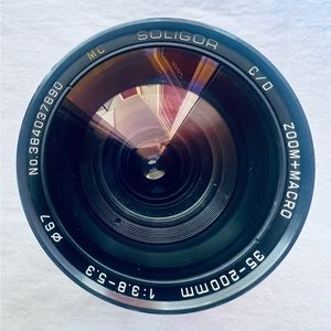 Soligor Zoom+ Macro 35-200mm F3.8-5.3 No 384037890 Made in Japan Well Working